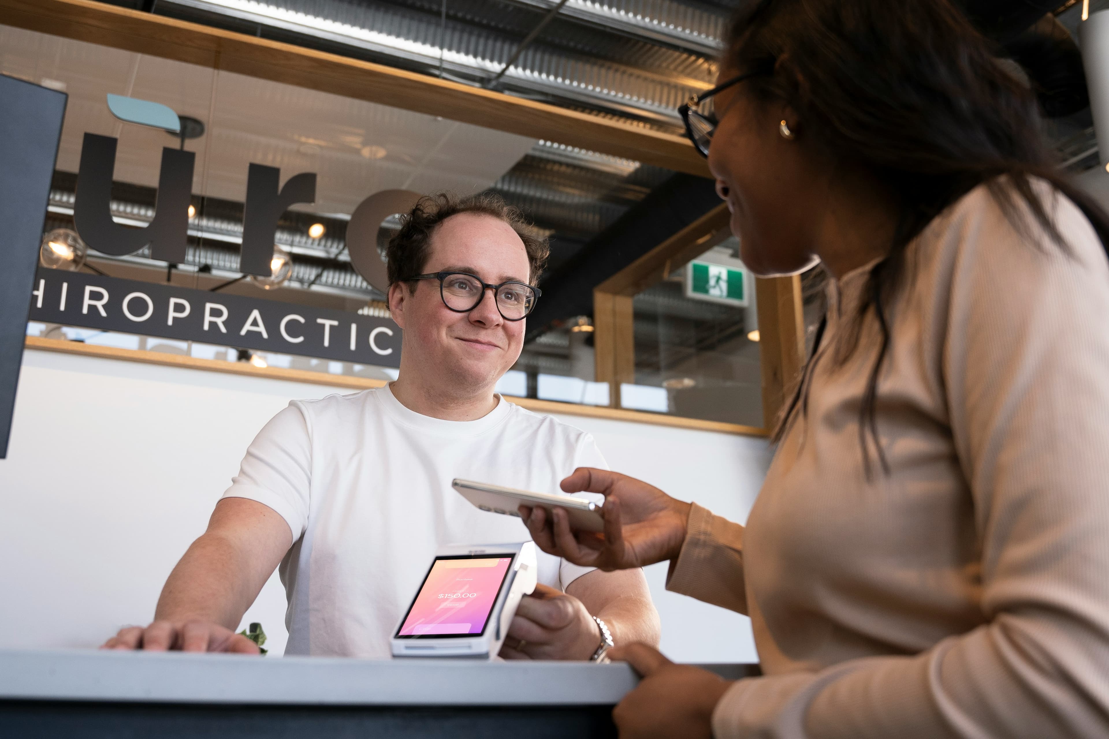 AI assistant interface for clinic patient communication